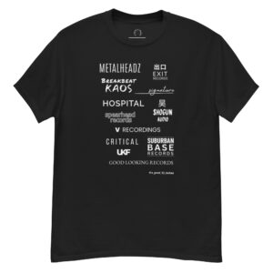 Drum & Bass Record Label Tee