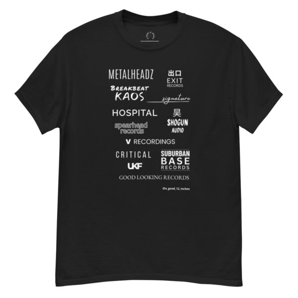 Drum & Bass Record Label Tee