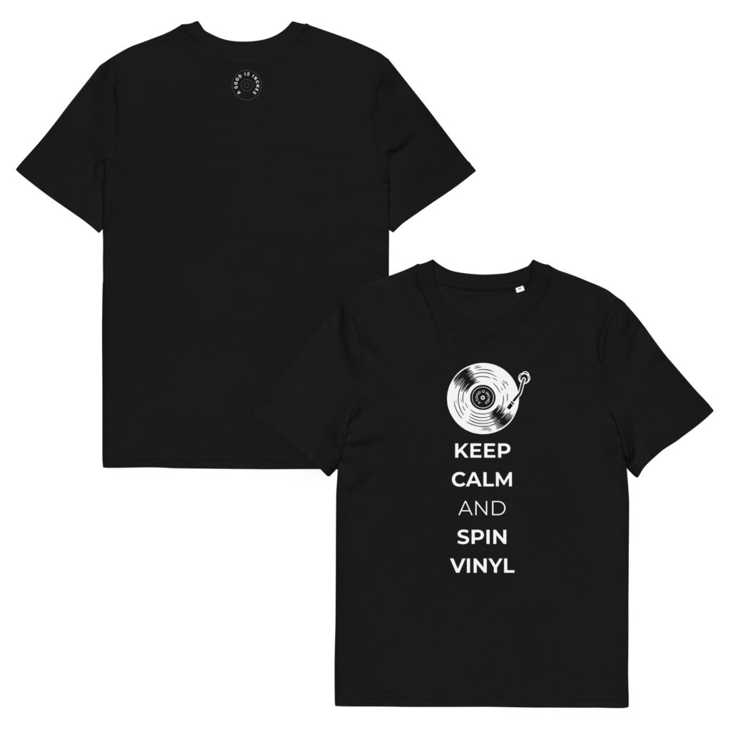 Keep Calm & Spin Vinyl Tee